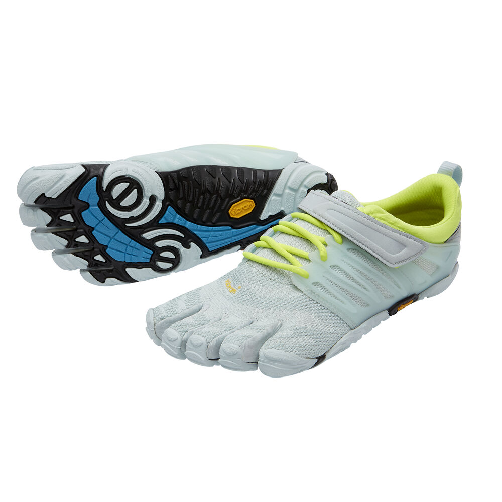 Vibram Fivefingers V-Train Bayan Koşu Ayakkabısı Mavi/Sarı,BS9812430